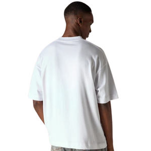 Camiseta de algodón oversize para hombre con logo minimalista en el pecho, manga corta, estilo casual, OEM - Product Image 1