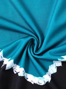 Camiseta Tie Dye de Manga Corta con Cuello Redondo, Estilo Casual y Holgado, 100% Algodón Orgánico, para Mujer, OEM - Product Image 5