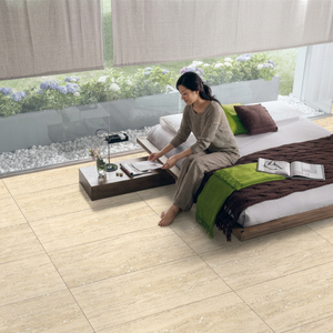 กระเบื้องพอร์ซเลนลายแกะสลักสีทองขนาด 600x1200 มม. สำหรับปูพื้นและผนังห้องน้ำและภายนอกอาคาร ผิวขัดเงา - Product Image 6