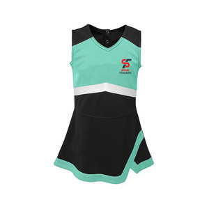 Uniforme de cheerleading pour équipes scolaires, modèle le plus vendu, en matière douce, coupe élégante, haute élasticité - Product Image 3
