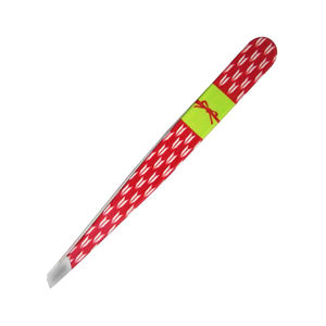 5 Pinzas para Cejas de Acero Inoxidable con Recubrimiento en Polvo Multicolor, Inclinadas, Marca Privada OEM con Bolsa - Product Image 3