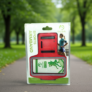 Brazalete deportivo S&N 3.7-4.0 rojo para soporte de teléfono para correr - Product Image 3