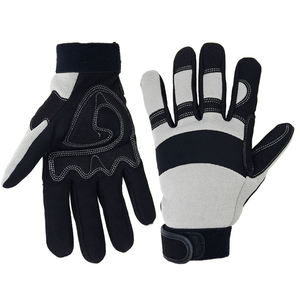 Nouveauté : Gants de travail en PU pour la construction industrielle, antidérapants, avec manchette renforcée, épaisseur 10 mil, flexibles - Product Image 5
