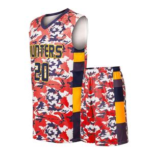 Uniforme de baloncesto con diseño de camuflaje 2025, superventas, conjuntos de uniformes de baloncesto impresos clásicos personalizados para hombres y mujeres - Product Image 6