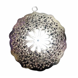 Artesanía India Diseño de metal Colgante Decoración de Navidad Artículo al por mayor de alta calidad Producto estándar superior Nuevo diseño 2025 - Product Image 1