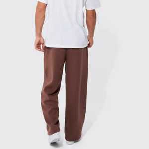 Nouveau Jogger Décontracté Ample et Droit en Coton Biologique Écologique, Taille Mi-Haute, Sans Coutures, Jambe Large Personnalisée, en Toile Élastique - Product Image 2