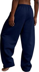 Tapered <b>Men</b> Plus Size Fleece <b>Trousers</b> Warm Jogger Pants Winter Thick Cotton Sweatpants Eco-Friendly <b>Elastic</b> Waist Casual Gym - Product Image 5
