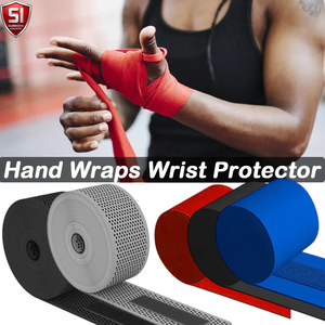 Vendas de boxeo con presilla para el pulgar, transpirables, de algodón, que absorben la humedad, para entrenamiento de MMA y Muay Thai - Product Image 2
