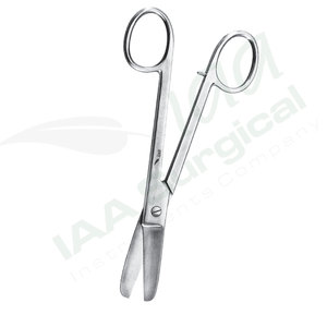Ciseaux chirurgicaux Lorenz 23 cm (9 pouces) à lames pointues angulées, manches courbés, en acier inoxydable, instrument de chirurgie générale - Product Image 4