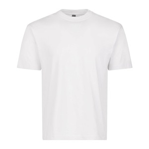 T-shirt pour homme 180 g/m² Coupe ample 100 % coton Manches courtes Col rond Simple et confortable - Product Image 1
