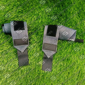 Bandes de poignet de musculation unisexes de qualité supérieure, couleur et logo personnalisés, sécurité pour les entraînements en salle de sport - Product Image 4