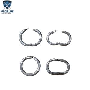 Anneau de nez de taureau de haute qualité en acier inoxydable, outil de contrôle du bétail pour la manipulation des bovins, instruments vétérinaires - Product Image 1