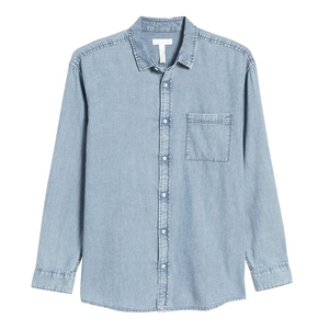 เสื้อเชิ้ตเดนิมผู้ชายไซส์ใหญ่สำหรับใส่ลำลอง ขายดีที่สุด เหมาะสำหรับกิจกรรมกลางแจ้ง สวมใส่สบาย บริการ OEM จากผู้ผลิตชั้นนำ - Product Image 4