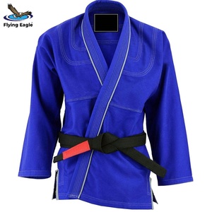 Kimono de Jiu-Jitsu Brésilien (BJJ) personnalisé Best-Seller Flying Eagle Blanc 100% Coton 360g Extensible Respirant et Durable pour Arts Martiaux - Product Image 6