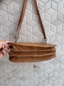 Bolso de Hombro Cruzado de Piel de Vacuno Auténtica con Pelo, Elegante y de Moda, Superventas para Mujer - Product Image 5