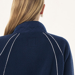 Chaqueta Sherpa de Invierno para Mujer, Abrigo Cálido de Forro Polar, Chaqueta Casual Oversize de Un Solo Pecho, Logotipo Personalizado, Proveedor Mayorista OEM - Product Image 4