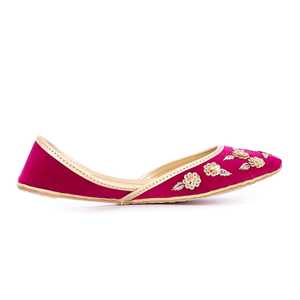 แฟลต EC7979ชาติพันธุ์ khusa สีม่วงแดง - Product Image 2