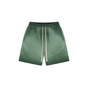 Pantalones Cortos Bermuda de Algodón Coral para Hombre, Cintura Media, Cordón Ajustable, Color Sólido, Tejido de Punto, con Bolsillos - Product Image 5
