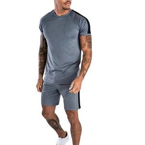 Ensemble de survêtement d'été personnalisé OEM/ODM pour hommes – T-shirt en coton et short tendance 2 pièces pour hommes - Product Image 6