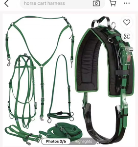 PVC HORSE RACING <b>HARNESS</b> QUICK HITCH MODEL BRASS HARDWARE/CUSTOM HORSE RACING <b>HARNESS</b> MADE on PVC MATERIAL - Product Image 6