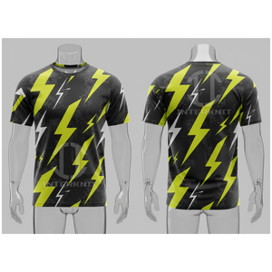 Men's Geometric Circuit Pattern T-Shirt Short Sleeve O-Neck Heat Transfer Printed Casual Wear Men's T-Shirts - Product Image 5