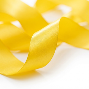 Ruban en satin jaune simple face 12 mm, 100 % polyester, résistant au rétrécissement, vente directe usine, 10 rouleaux x 8 mètres, pour emballage cadeau et nœuds floraux - Product Image 1