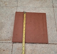 Revêtement de sol de jardin en terre 100x9 pouces, 230x230mm, carreaux muraux en argile rouge, pour l'intérieur et l'extérieur, revêtement de brique