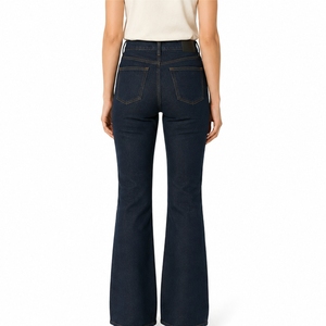 Jeans de Mezclilla para Mujer, Corte Ancho, Cintura Alta, Transpirables, Elegantes, Cómodos, a la Moda, Estilo Hip Hop Urbano - Product Image 2