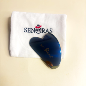 Masajeador Facial y Corporal Manual Profesional Kansa Gua Sha para Mujeres |   Herramienta Manual Natural Antienvejecimiento para Reafirmar la Piel |   OEM Privado - Product Image 3