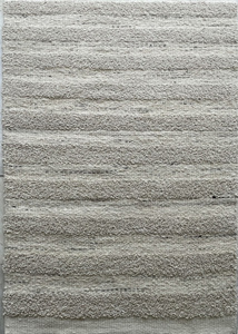 Modern Handmade Woven Lightweight Natural <b>White</b> Color Medium Thickness Flat Area <b>Rug</b> Stripes Boxes Pattern Hotel Home Non-Slip - Product Image 3