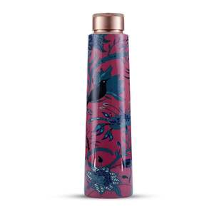 Black Marble Print Copper Water Bottle Luxury Designer Leakproof Reusable Hydration Bottle Eco Friendly Travel <b>Drinkware</b> - Product Image 2