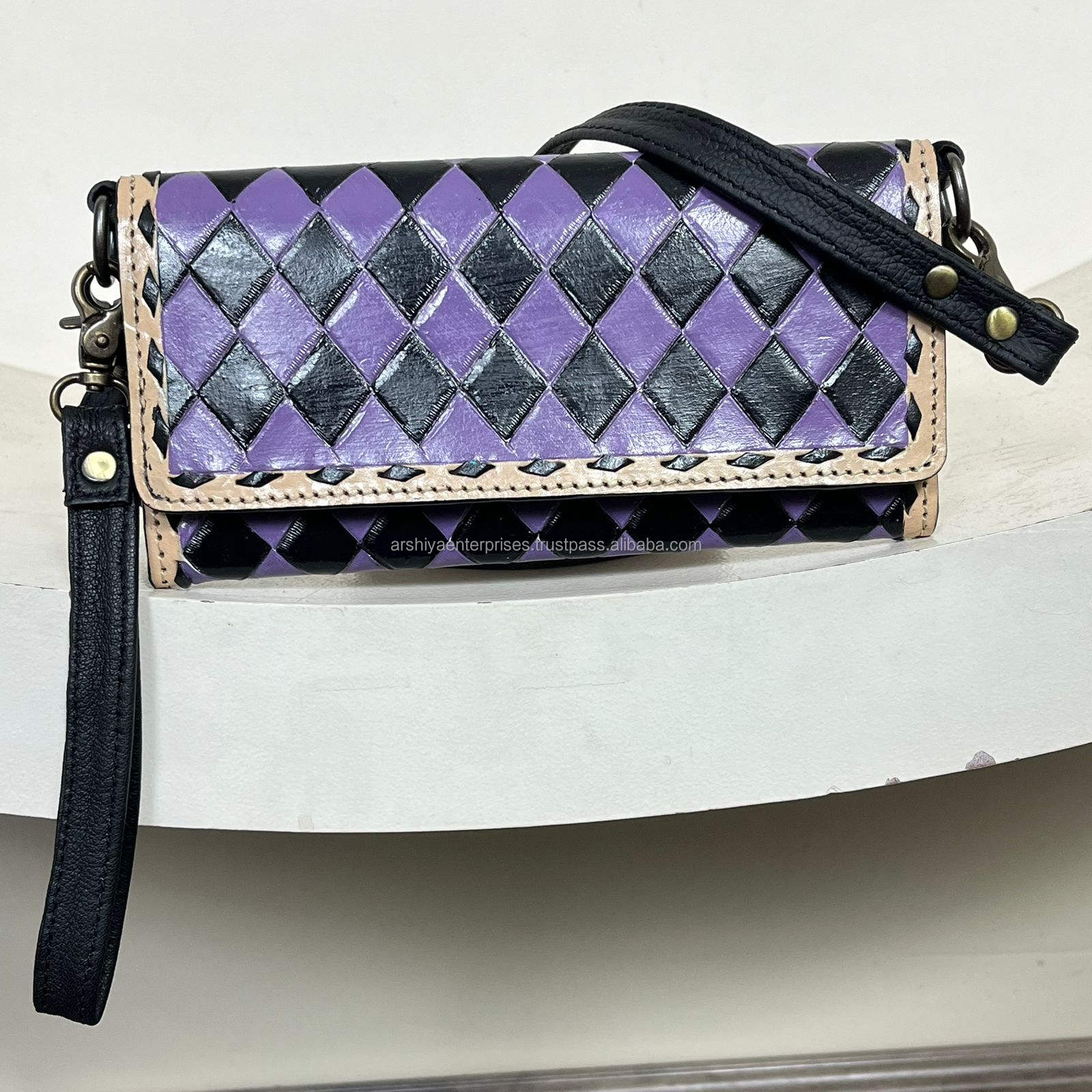 Black & Checkered Pattern