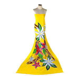 Selecciones de colores anchas con adornos de pintura a mano, Pareo de playa de rayón 100% - Product Image 4