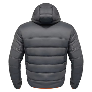 Veste légère d'hiver unisexe en nylon respirant avec fermeture éclair et logo personnalisé, sans rembourrage, pour activités de plein air, service OEM - Product Image 2