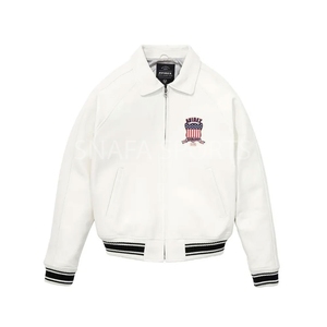 Nouvelle arrivée : veste en cuir Avirex, cuir de qualité supérieure, veste Avirex pour homme adulte, vestes en cuir Avirex. - Product Image 1