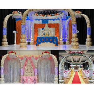 Mandap de Colmillos de Elefante para Ceremonia de Boda Tamil, Mandap de Dientes de Elefante para Gran Evento de Boda, Mandap de Colmillos para Ceremonia de Boda Hindú, EE. UU. - Product Image 1