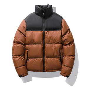 OEM Wholesale Unisex Winter Warm Quilted Jacket Stand Collar Full <b>Zip</b> Heavyweight Casual Streetwear Puffer Outerwear - Product Image 6