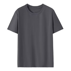 T-shirt homme en coton pur 180g, coupe slim, manches courtes, col rond classique, avec broderie personnalisée du logo OEM. - Product Image 2