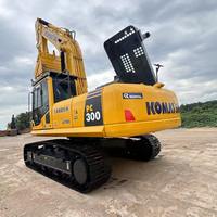 Excavatrice d'occasion Komatsu PC300 en bon état, excavatrice hydraulique sur chenilles d'occasion à vendre