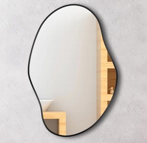 Espejo de Vanidad, Espejo de Pared Elegante, Decoración de Pared con Espejo, Espejo de Pared Orgánico, Espejo Irregular, Espejo Ondulado, Espejo Nube - Product Image 3