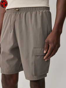 Pantalones Cortos Cargo para Hombre, de Secado Rápido, Transpirables, de Poliéster, Cintura Media, Cierre de Cremallera, con Bolsillos, Logotipo Frontal, Ropa Casual para Exteriores - Product Image 5