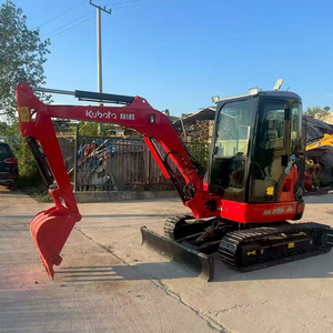 Vente en gros usine pour mini-excavatrice KX057-5 d'occasion, pelle sur chenilles hydraulique compacte de 5 tonnes, modèle 2023, avec marteau brise-roche - Product Image 4