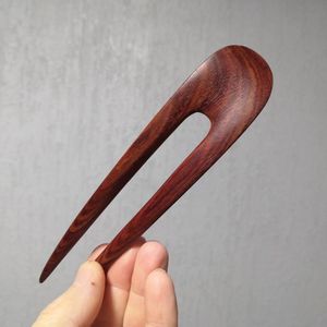 Wooden U Shape Hair Forks Handmade Natural Wood Hair <b>Pins</b> For Women Bun Stick Hair Accessories - Product Image 3