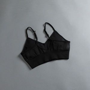 Custom Logo Women’s Racerback Ribbed Knit Seamless Push-Up Sports Bra Backless Fitness Yoga Bra - Product Image 3