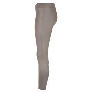 Leggings en similicuir PU taille haute pour femme, gris uni, longueur cheville, coupe skinny, respirants, décontractés, à devant plat et taille élastique - Product Image 6