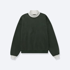 Sweat-shirt à capuche oversize pour femme, col montant, imprimé, en coton, séchage rapide, anti-boulochage, respirant, toile de haute qualité pour l'hiver - Product Image 1