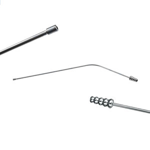 Yasargil 1mm 18cm Stainless Steel Suction Tube with Lure <b>Hub</b> Basic Surgical Instruments by Leading Pakistani Manufacturer - Product Image 1
