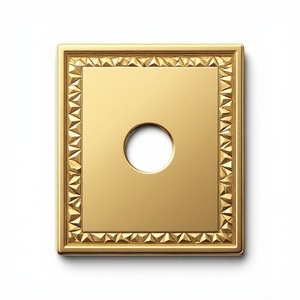 Luxury Hand Finished <b>Matte</b> <b>Black</b> Brass Backplate Built For Contemporary Residential Spaces With Refined Appearance - Product Image 1