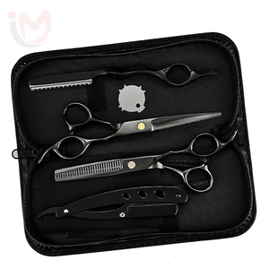 Kit de ciseaux de coiffure et de ciseaux à effiler en acier inoxydable, outil professionnel de haute qualité et durable pour salon de coiffure - Product Image 1
