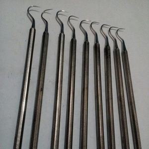 เครื่องมือสำรวจช่องคลองฟันและเครื่องมือสำรวจรากฟัน (โพรบ) แบบ 6 ด้าน ด้ามจับเหล็กแบบแมนนวล คลาส II โดย Dentavex - Product Image 1